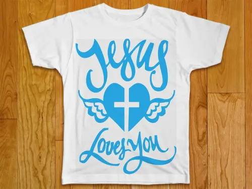 Camiseta Jesus Eu Te Amo