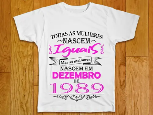 Camiseta Todas As Mulheres Nascem Iguais
