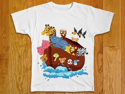 Camiseta Infantil Arca de Noé