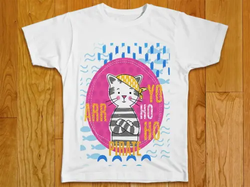Camiseta Infantil Cat