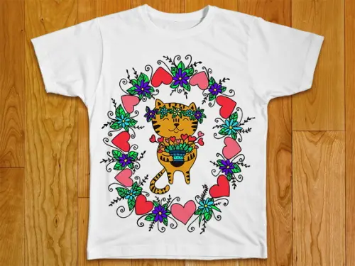 Camiseta Gatinho