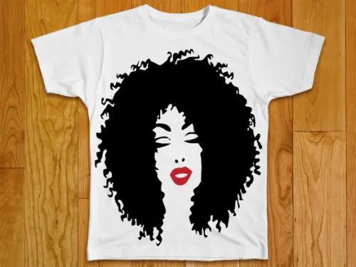 Camiseta Feminina Afro