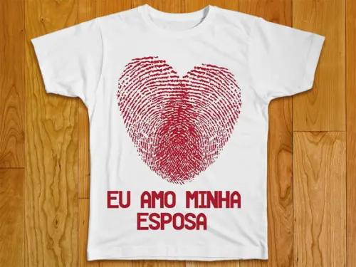 Camiseta Eu Amo Minha Esposa