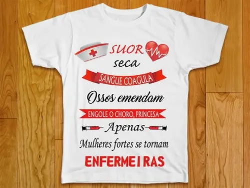 Camiseta Profissão Enfermagem