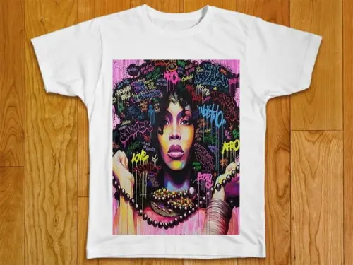 Camiseta Feminina Afro