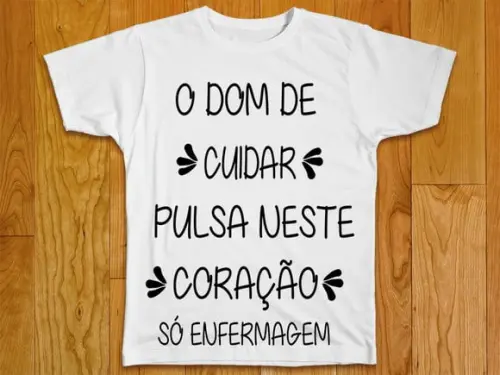 Camiseta Profissão Enfermagem