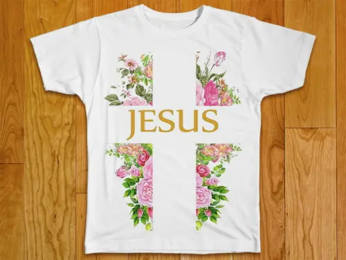 Camiseta Religiosa Jesus