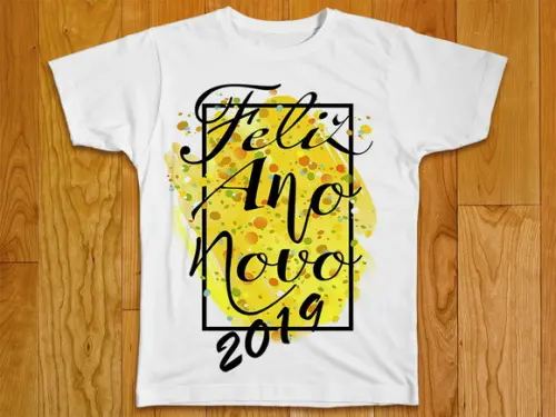 Camiseta Feliz Ano Novo