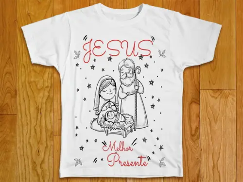 Camiseta Jesus o Melhor Presente