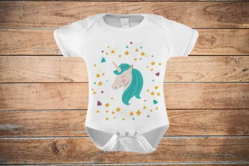 Body Infantil Unicórnio