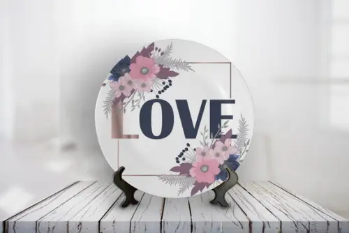 Prato Decorativo Love
