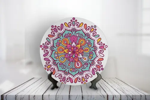 Prato Decorativo Mandala