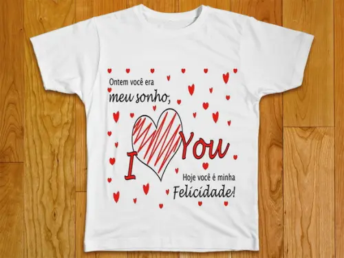 Camiseta I Love You