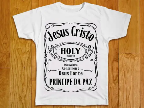 Camiseta Religiosa Jesus Cristo