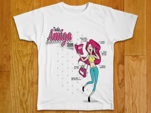Camiseta Toda Amiga