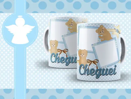 Caneca Porcelana Batizado