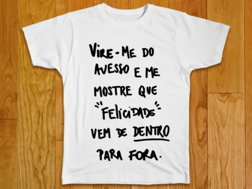 Camiseta Vire Me do Avesso