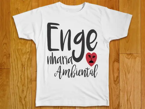 Camiseta Profissão Engenharia Ambiental