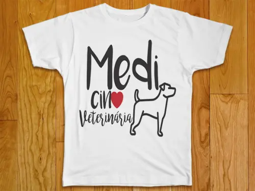 Camiseta Profissão Medicina Veterinária