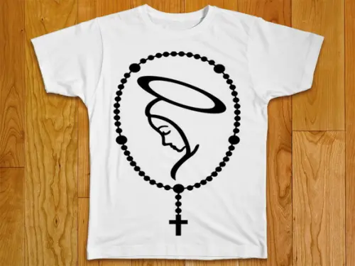 Camiseta Religiosa Terço
