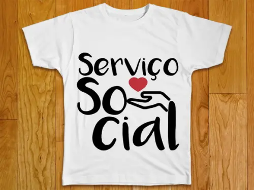 Camiseta Profissão Serviço Social