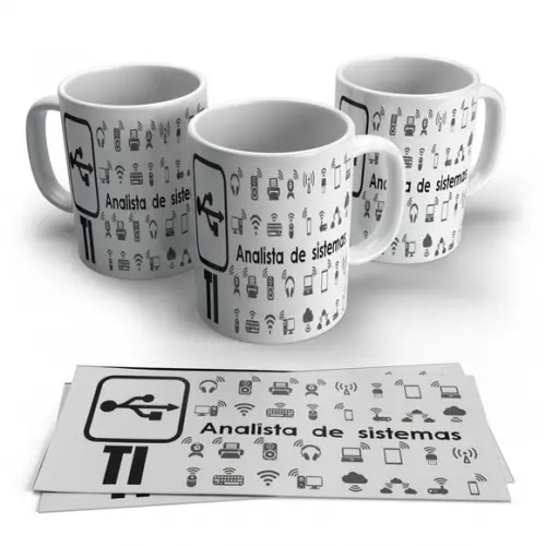 Caneca Profissão Analista de Sistemas