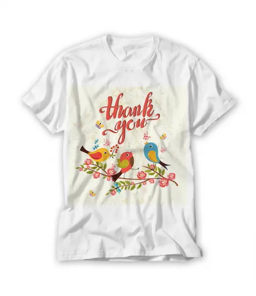 Camiseta Feminina Thank You