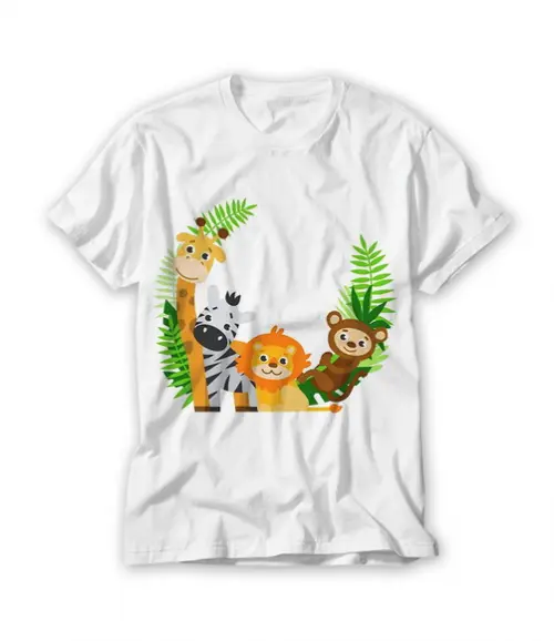 Camiseta Infantil Personalizada Safari
