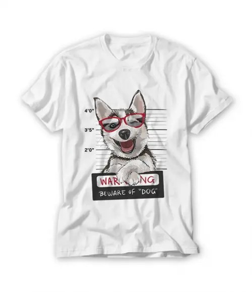 Camiseta Dog Warning