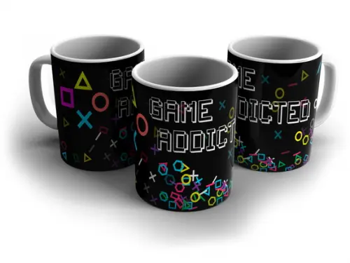 Caneca Game Addiected