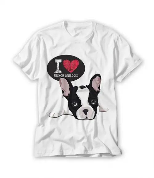 Camiseta I Love Bulldog