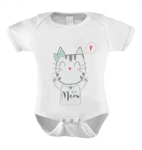 Body Infantil Meow