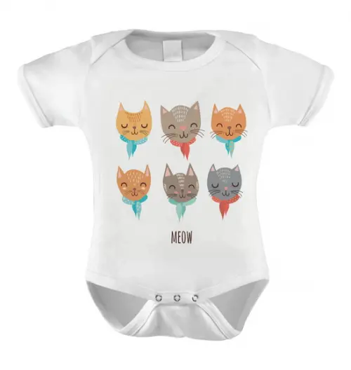 Body Infantil Meow