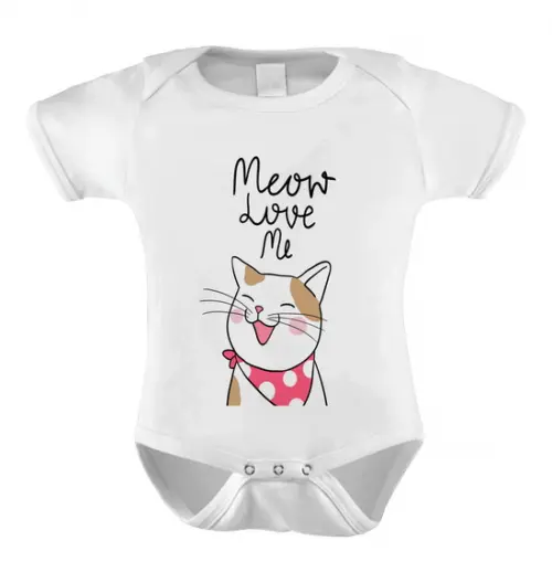 Body Infantil Meow