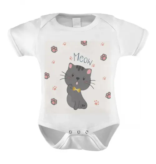 Body Infantil Meow