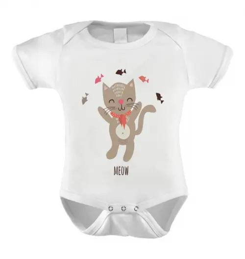 Body Infantil Meow