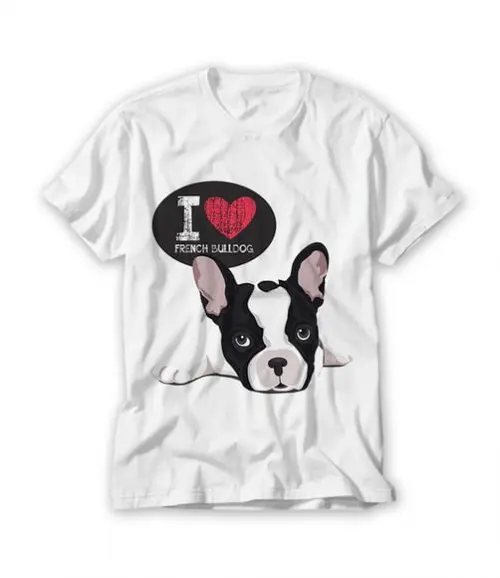 Camiseta I Love Bulldog