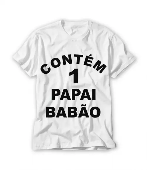 Camiseta Contém Um Pai Babão