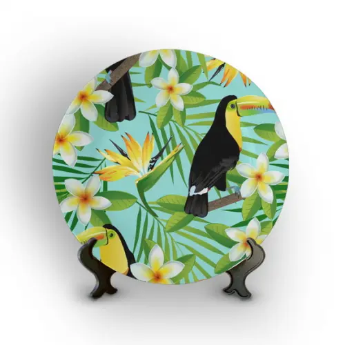 Prato Decorativo Tropical