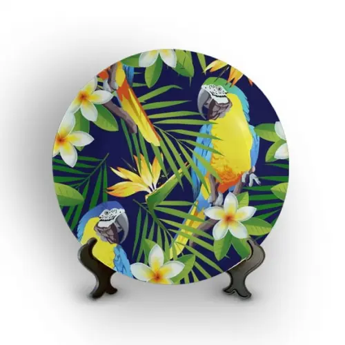 Prato Decorativo Tropical