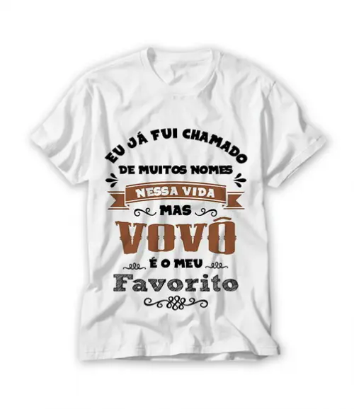 Camiseta Vovô é o Meu Favorito