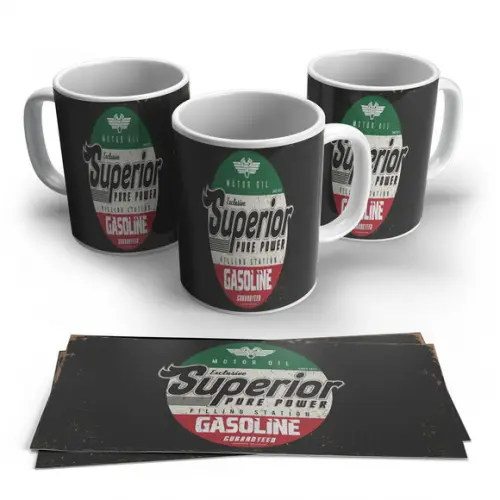 Caneca Retrô Lata de óleo
