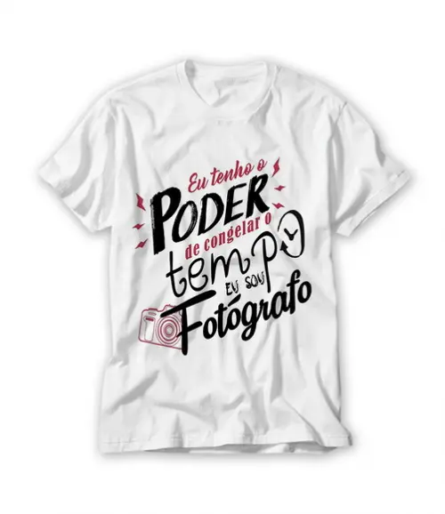 Camiseta Eu Sou Fotógrafo