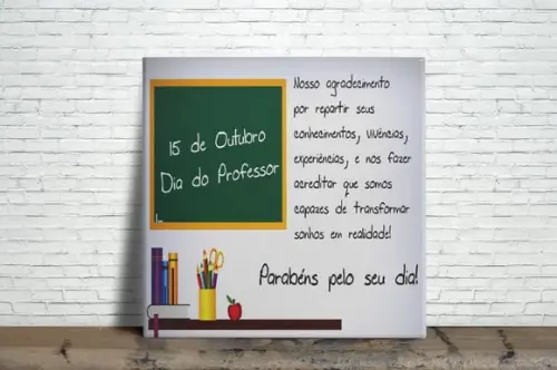 Azulejo Decorativo Dia dos professores