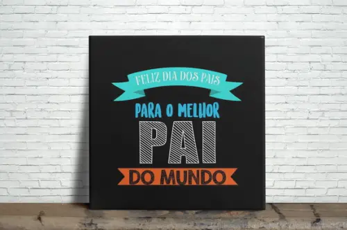 Azulejo Decorativo Para o Melhor Pai do Mundo