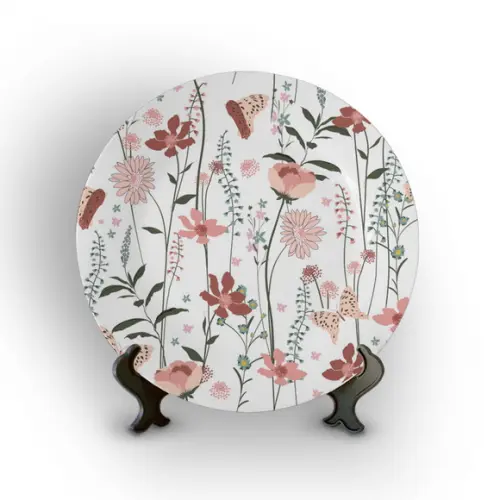 Prato Decorativo Floral