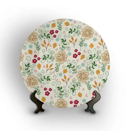 Prato Decorativo Floral