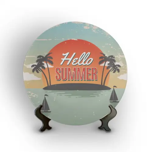 Prato Decorativo Vintage Summer