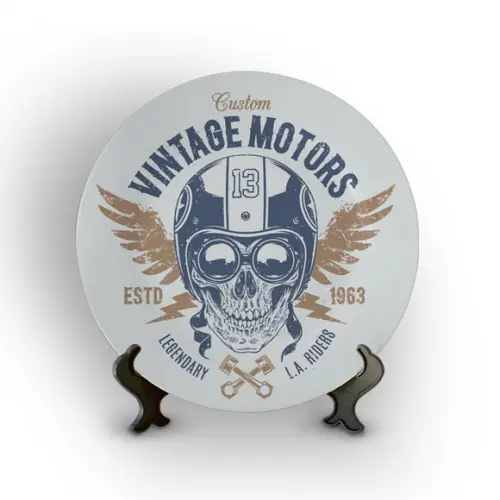 Prato Decorativo Vintage Motors