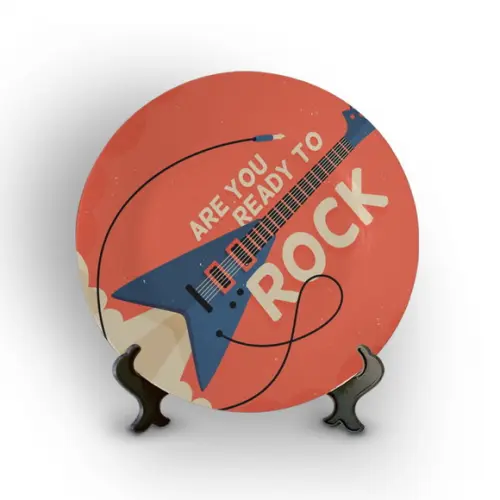 Prato Decorativo Rock